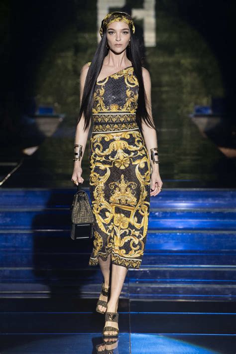 fendy by versace|fendi and versace show.